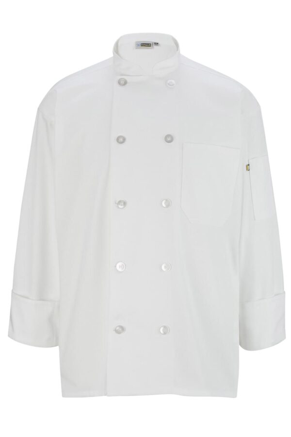 EDWARDS 10 BUTTON LONG SLEEVE CHEF COAT