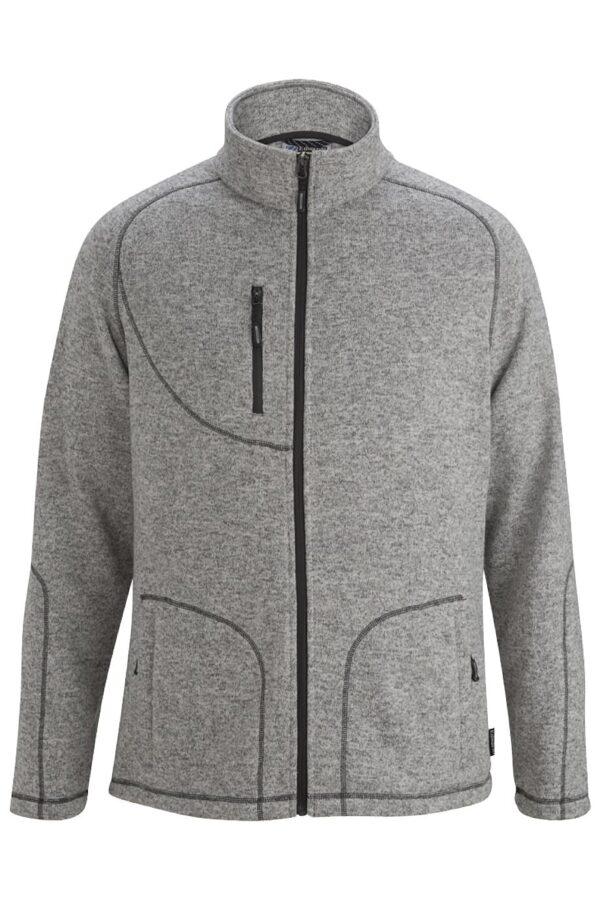 EDWARDS MEN'S SWEATER KNIT FLEECE JACKET