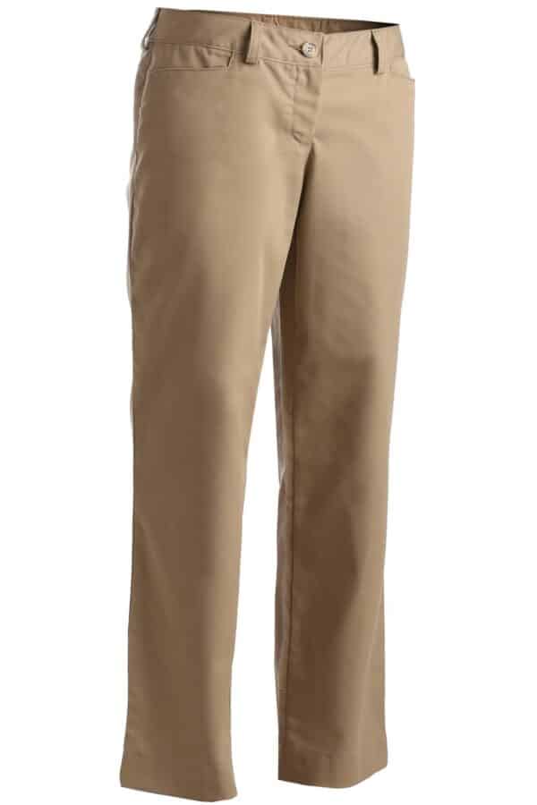 EDWARDS LADIES' MID-RISE FLAT FRONT RUGGED COMFORT PANT