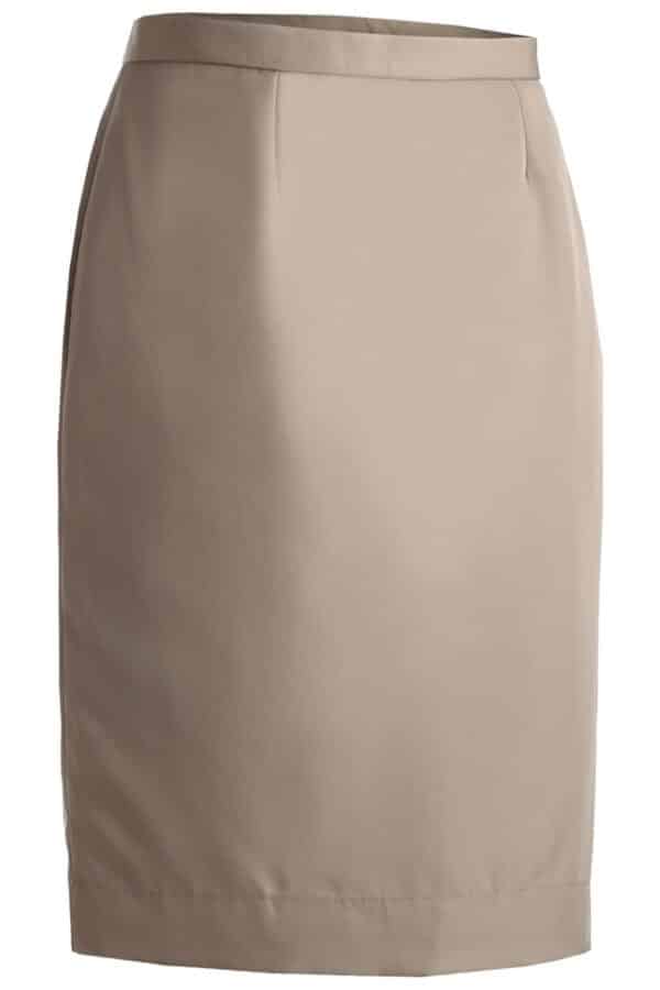 EDWARDS LADIES' MICROFIBER STRAIGHT SKIRT