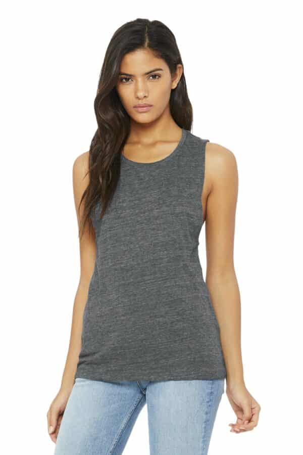 BELLA+CANVAS  Women's Flowy Scoop Muscle Tank. BC8803