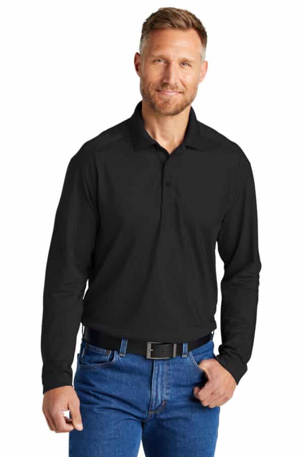 CornerStone Select Lightweight Snag-Proof Long Sleeve Polo CS418LS