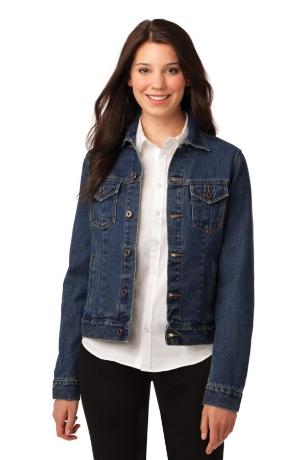 Port Authority Ladies Denim Jacket. L7620