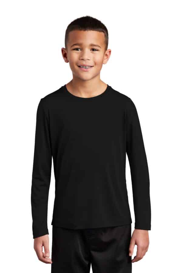 Sport-Tek  Youth Posi-UV Pro Long Sleeve Tee. YST420LS